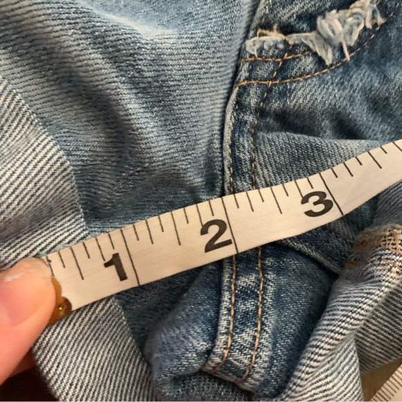 Free People we the Free high waist distressed shorts - Picture 4 of 7